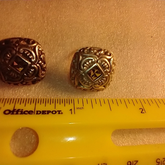 Vintage earrings square - Picture 4 of 7